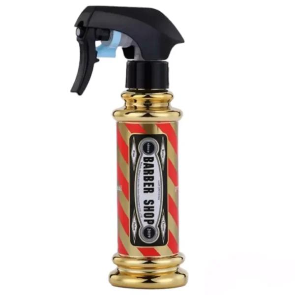 Borrifador barber pole dourado